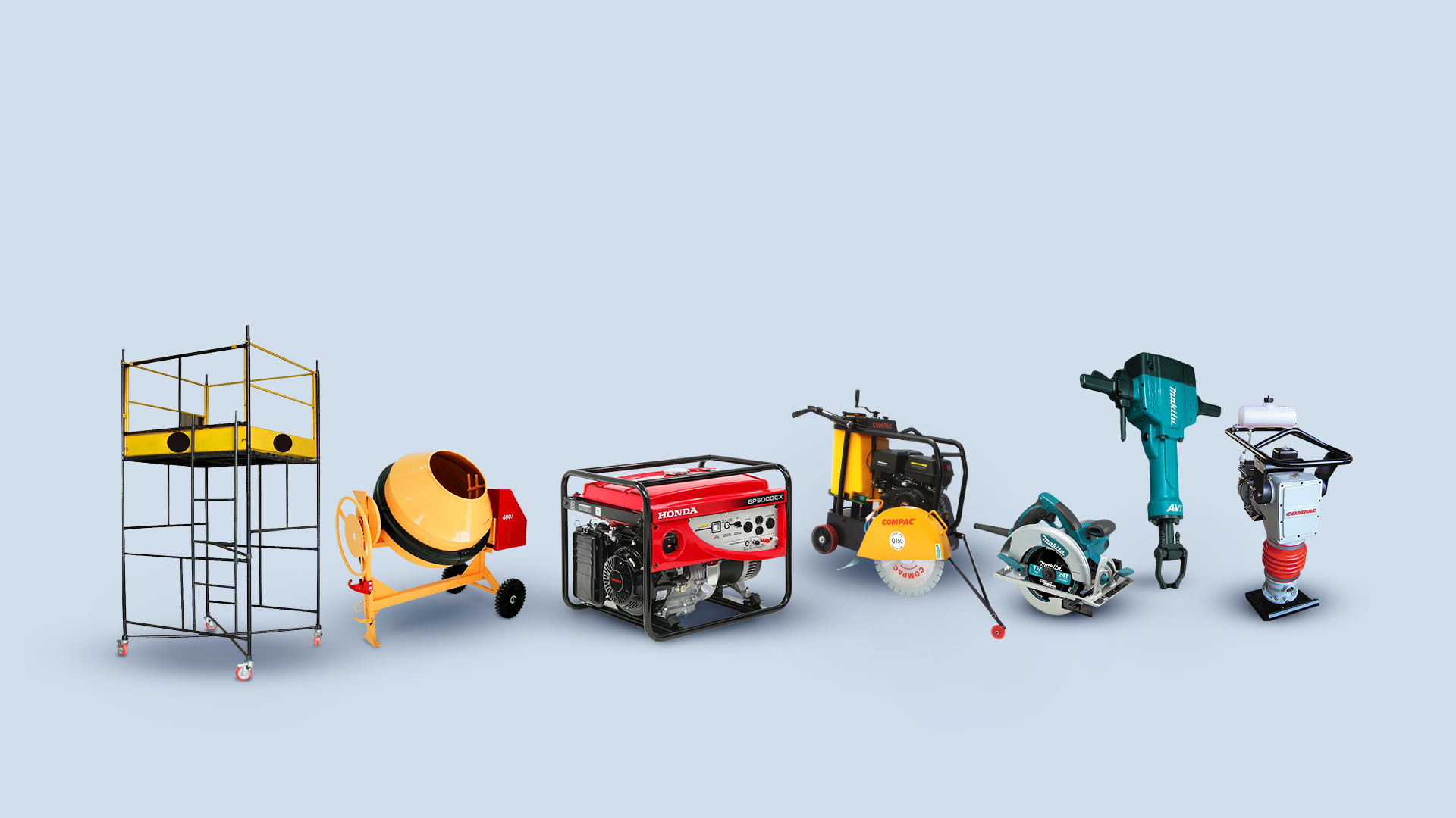 Equipamentos para locação